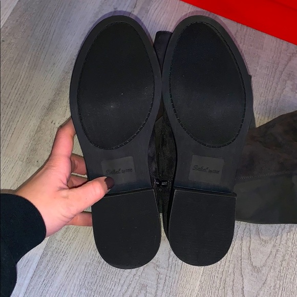 Suede Knee High Boots - Picture 4 of 7